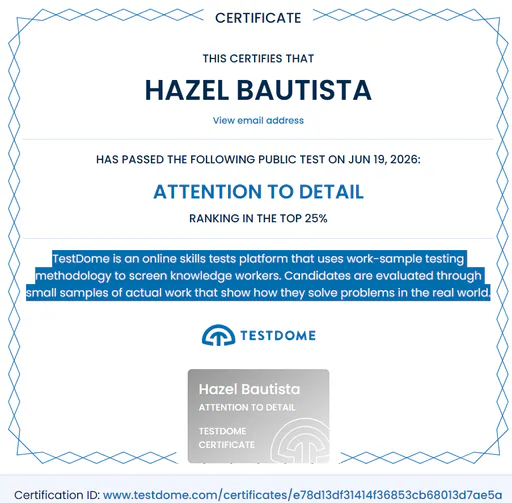 Photo of Hazel B.