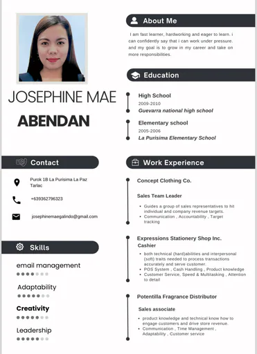 Photo of Josephine M.