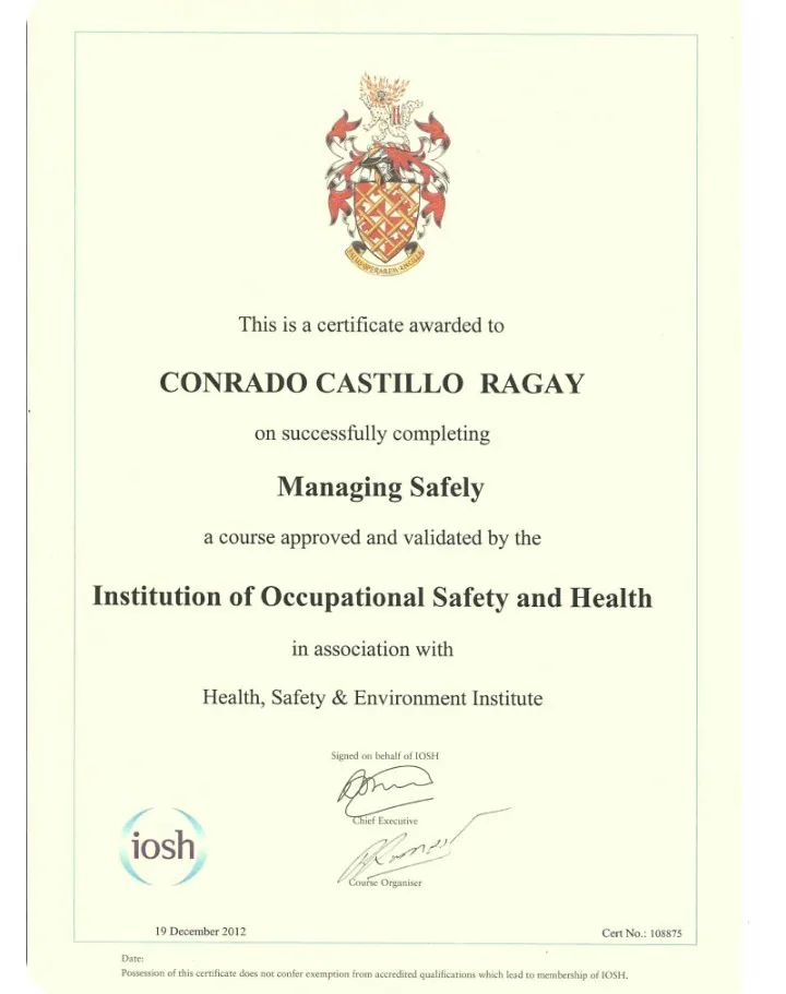 Portfolio item of Conrado C.