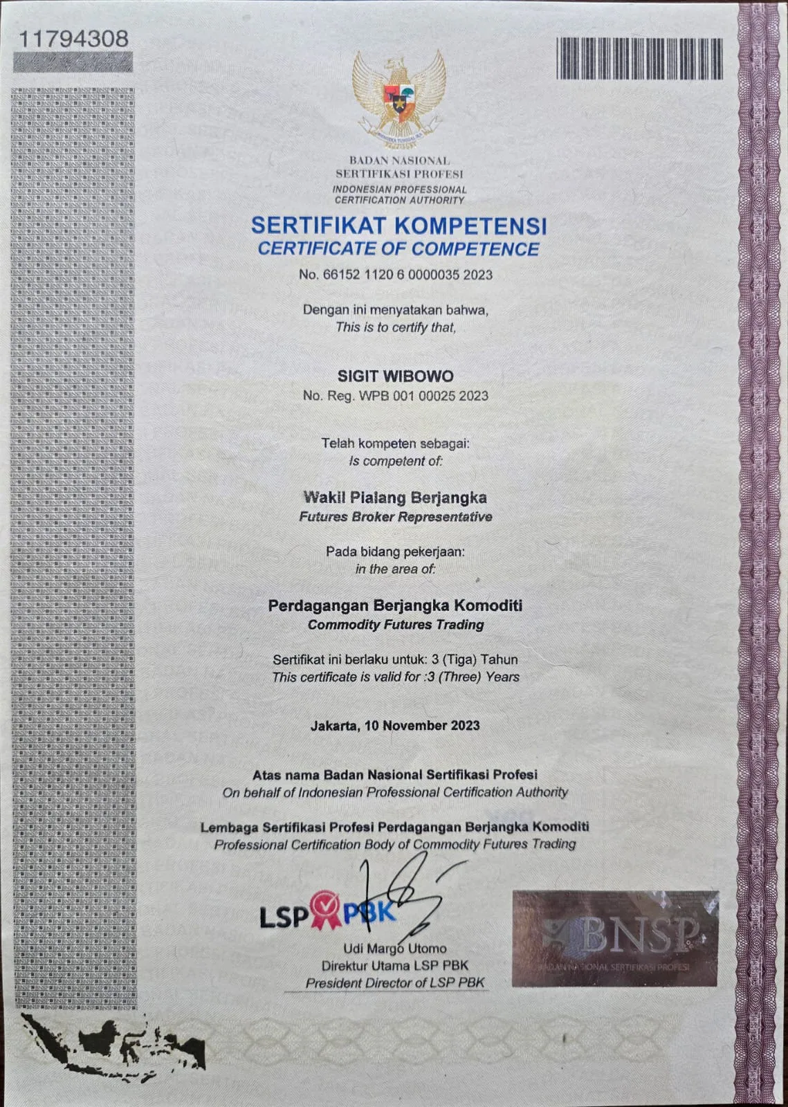 Portfolio item of sigit W.