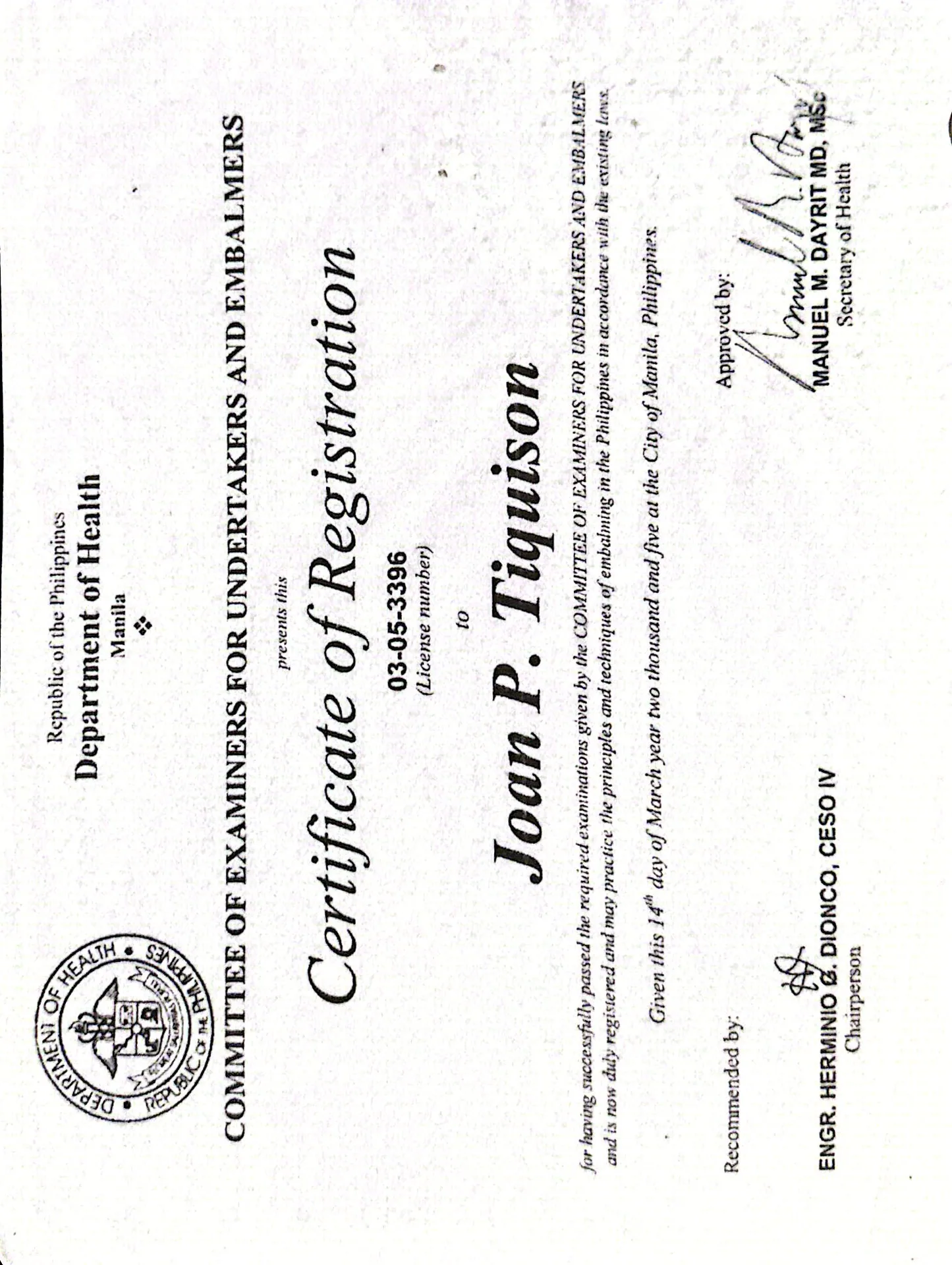 Portfolio item of TIQUISON J.