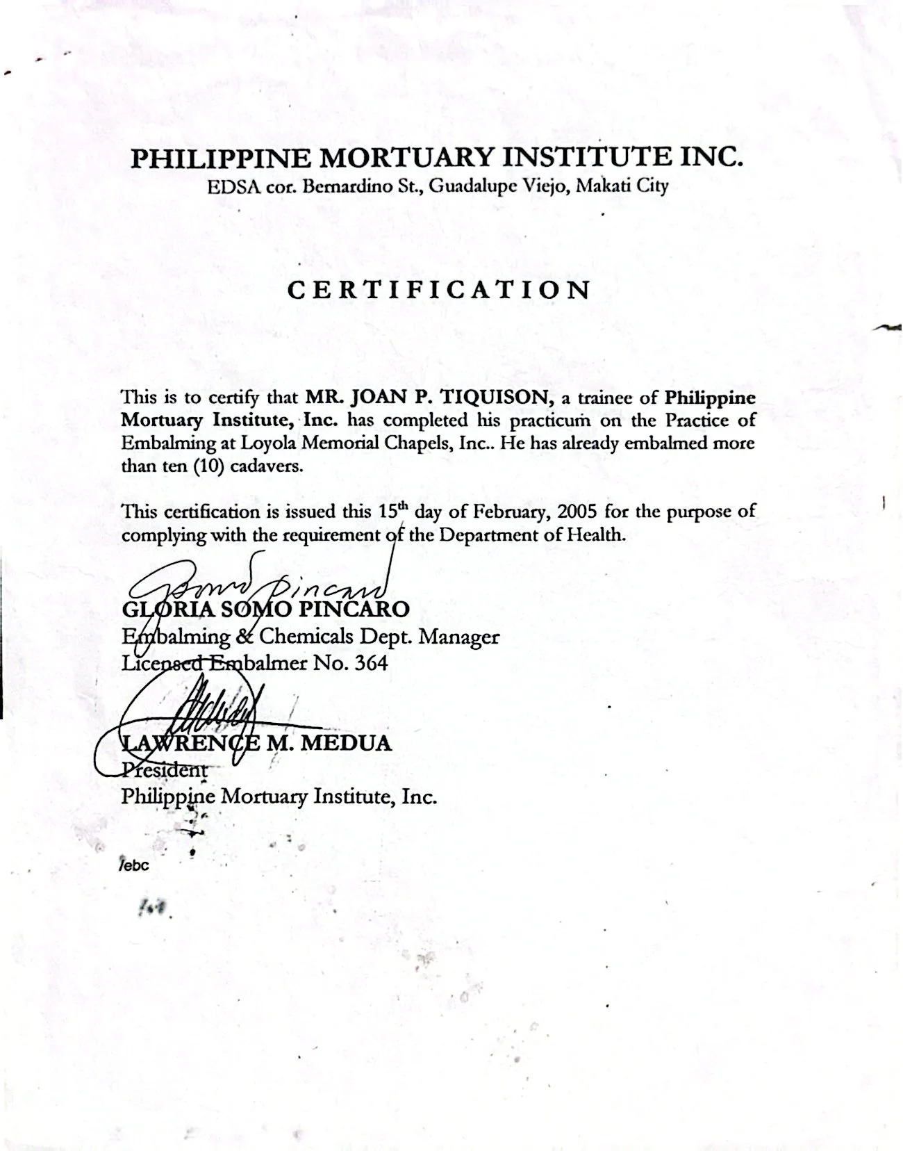 Portfolio item of TIQUISON J.