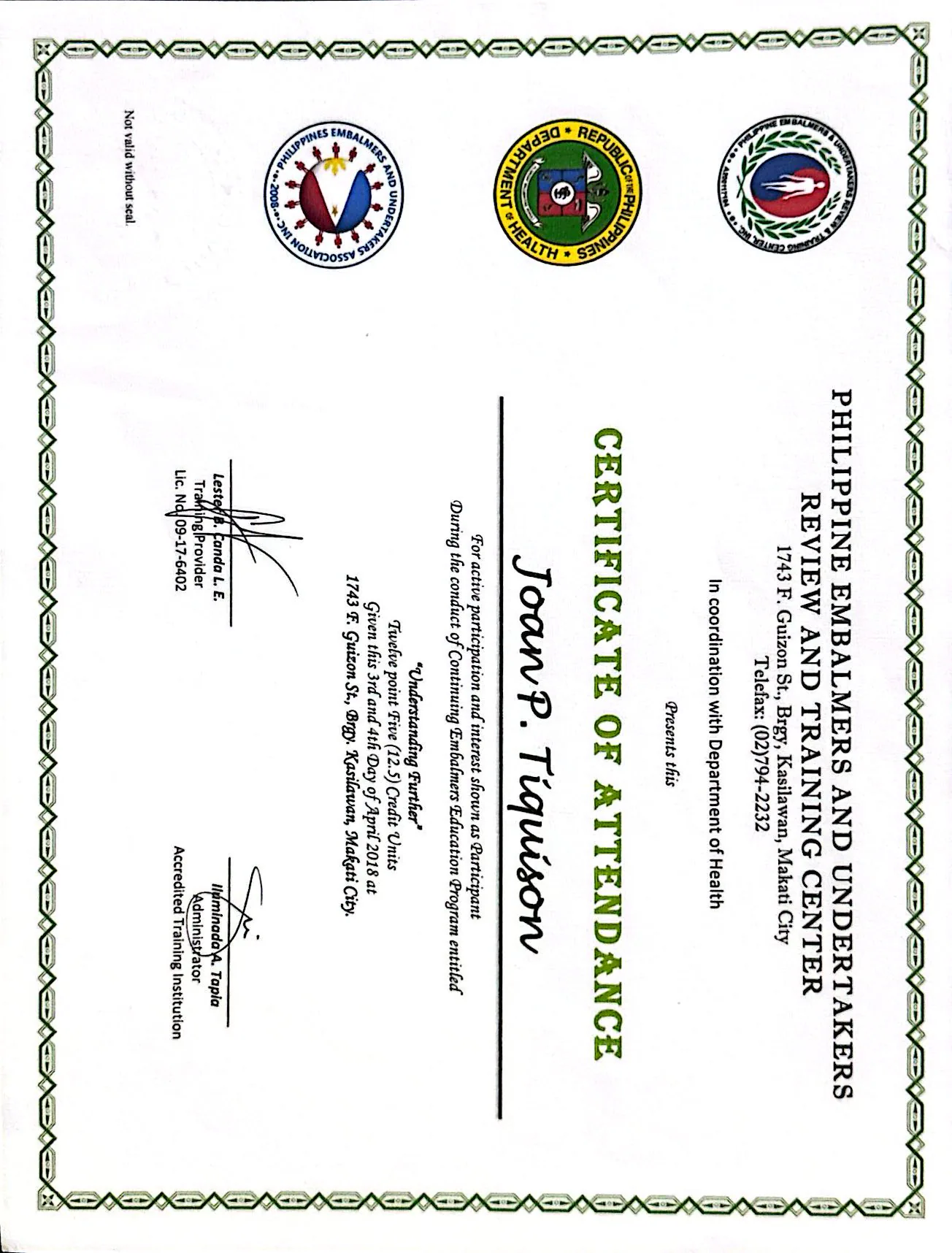 Portfolio item of TIQUISON J.