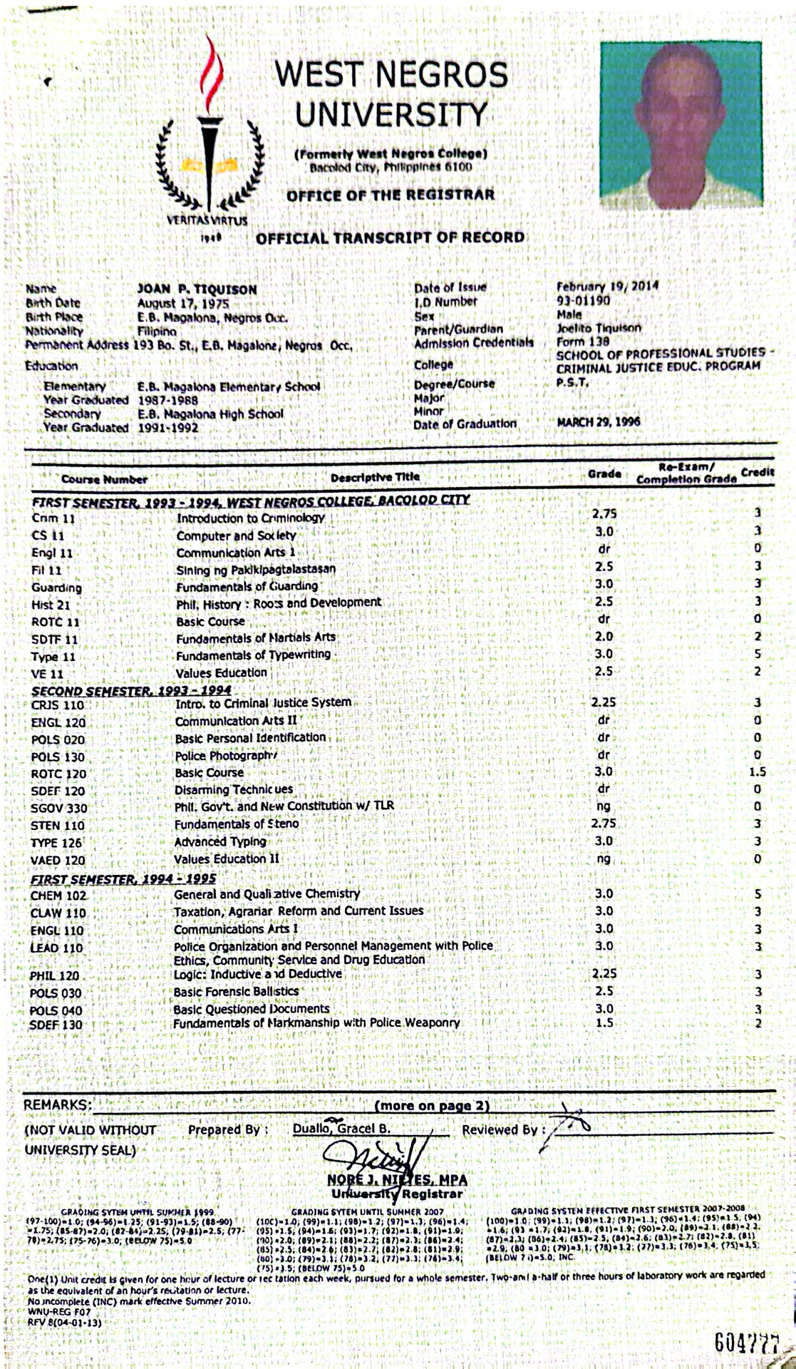 Portfolio item of TIQUISON J.